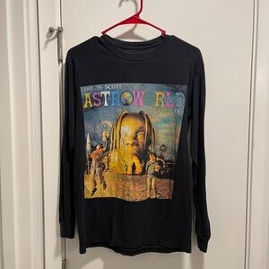 Travis Scott Astroworld Tour 18 Black Long Sleeve Tee